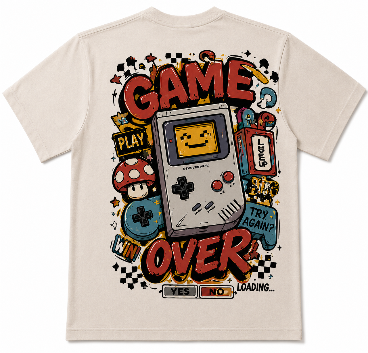gameOver Oversize T shirt