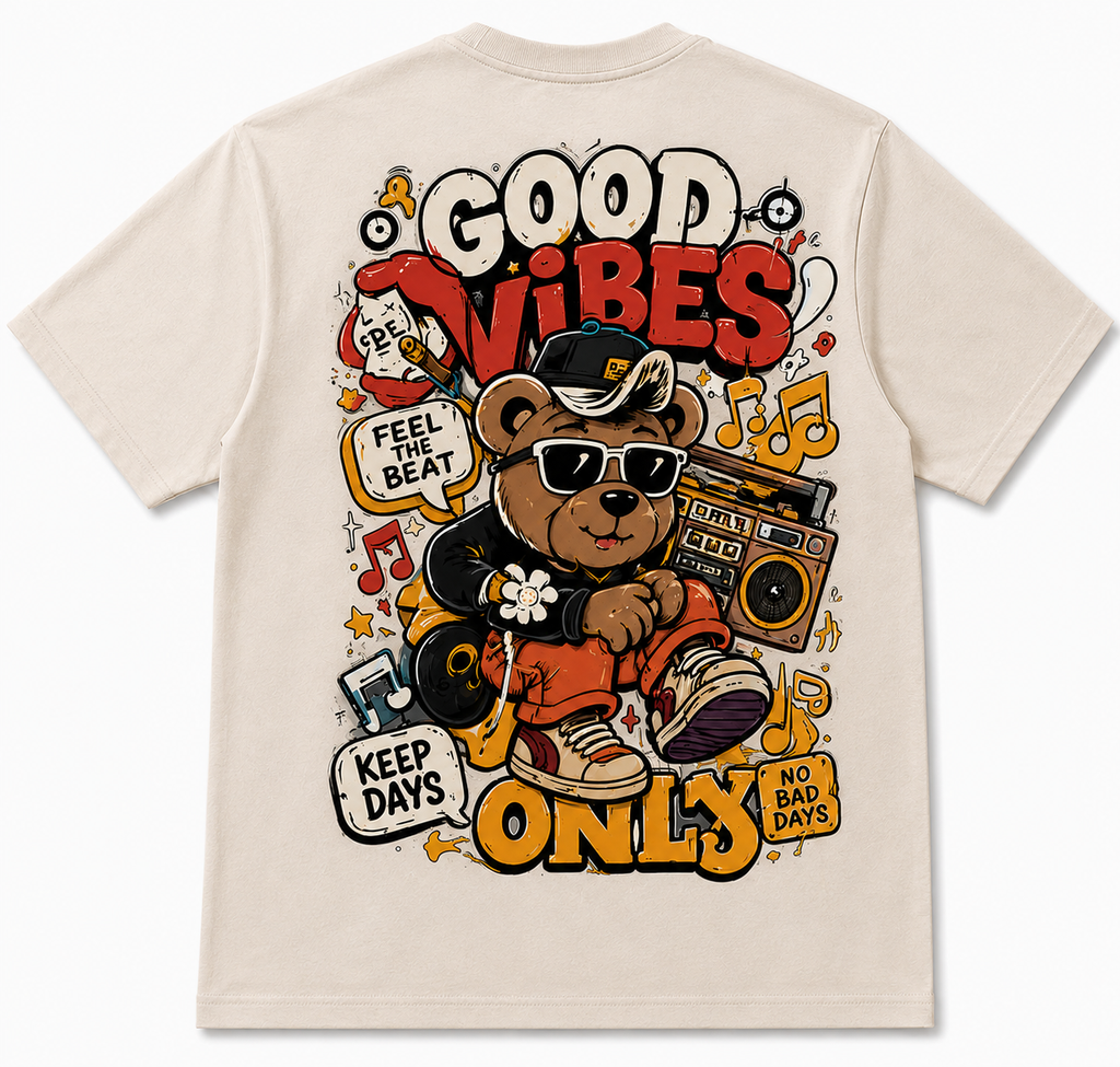 Good Vibes Only Oversized Tshirt
