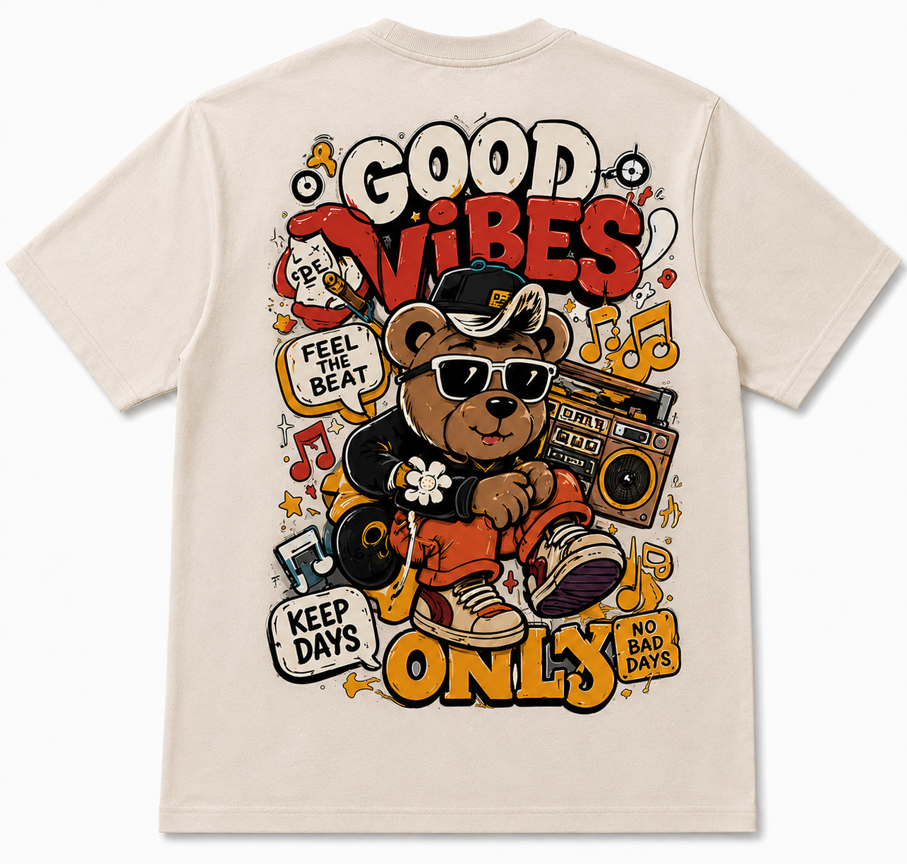 Good Vibes Only Oversize Tshirt