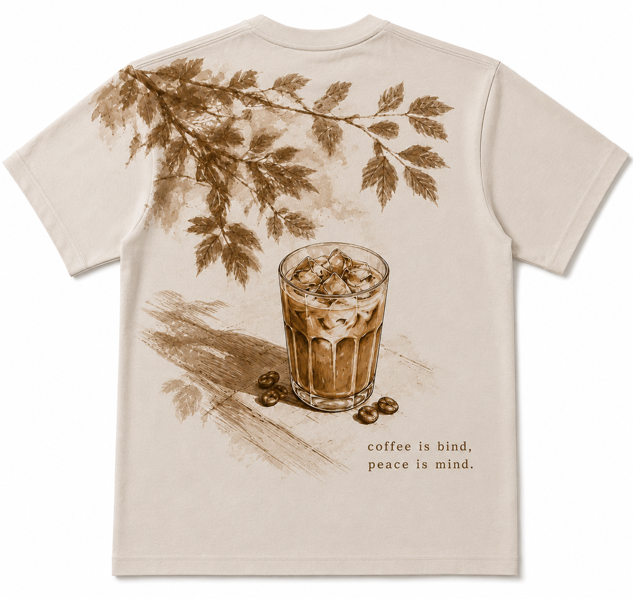 coffee oversize T shirt