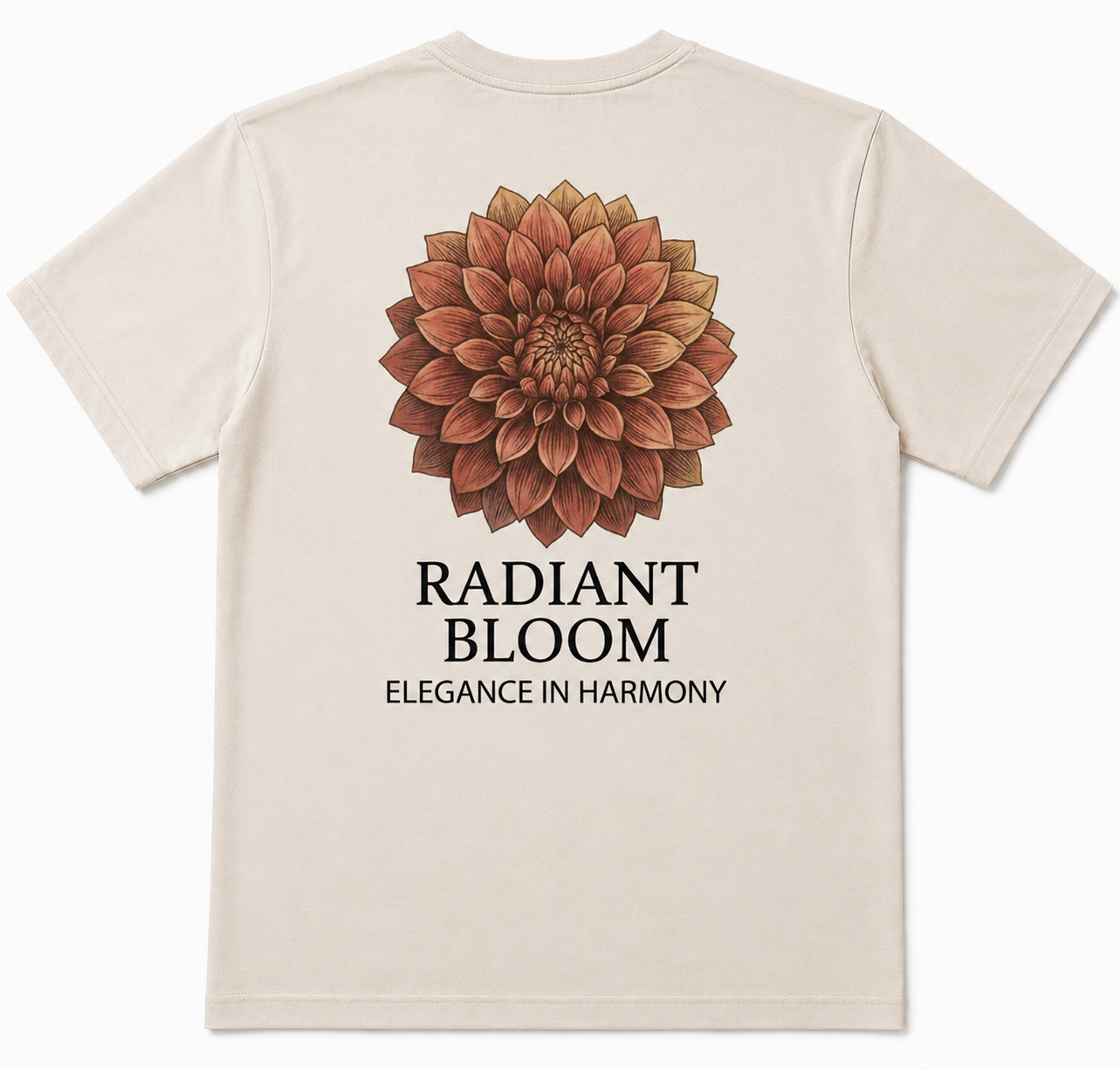 Radiant Bloom Oversized Tshirt
