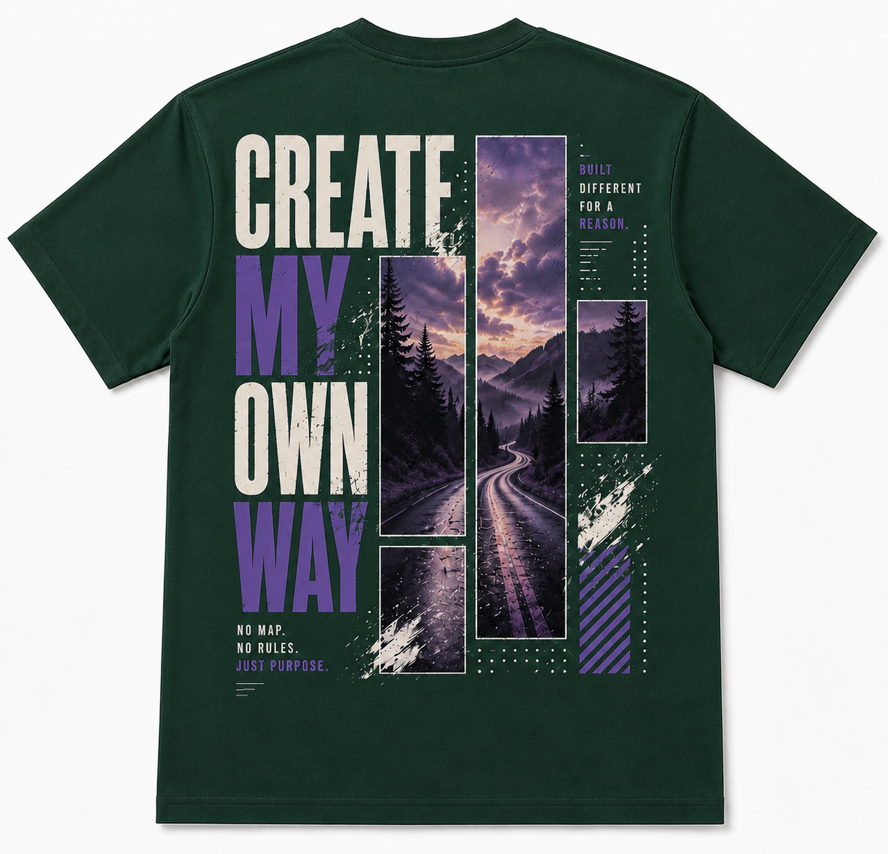 Create My Own Way Oversized Tshirt