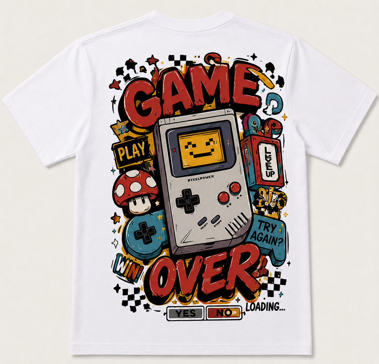 gameOver Oversize T shirt